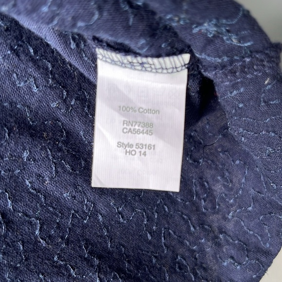 3/4 Sleeve Sequined Top in Navy Blue - Picture 4 of 4